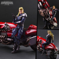 Final Fantasy VII REMAKE PLAY ARTS KAI Roche & Motorcycle Set