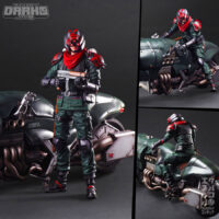 Final Fantasy VII REMAKE PLAY ARTS KAI Elite Motorcycle Security Officer & Motorcycle Set