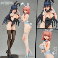 Ikomochi Original Character Black Bunny Aoi & White Bunny Natsume Set 1/6