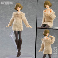 Figma Styles figma Female body (Chiaki) with Off-the-Shoulder Sweater Dress