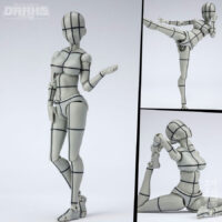 S.H.Figuarts Body-chan -Kentaro Yabuki- Wire frame (Gray Color Ver.)