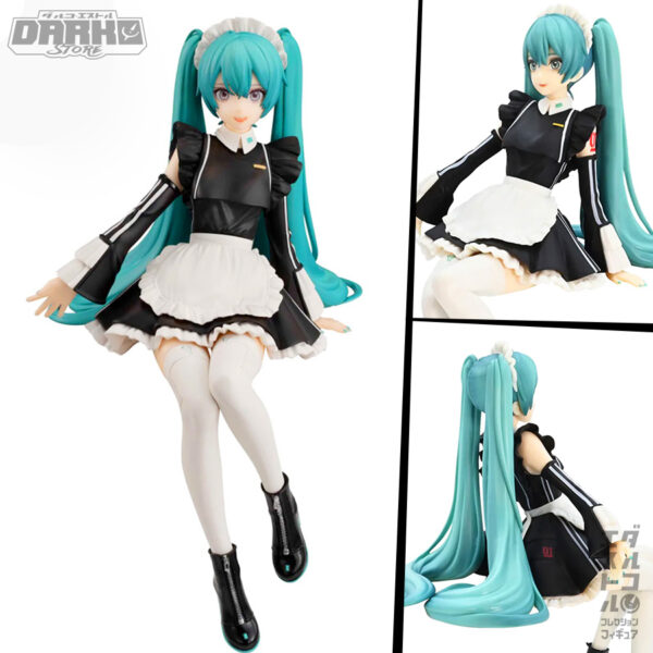 Figura Noodle Stopper Hatsune Miku – FURYU, PVC, Altezza 17 Cm, Collezione Sporty Made Ver., Cute E Colorata