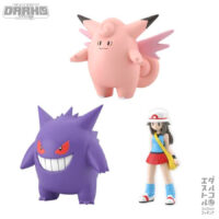 Pokemon Scale World: Kanto Chihou - Leaf & Clefable & Gengar