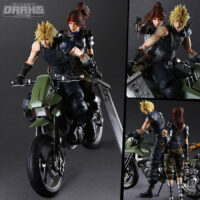 Final Fantasy VII Remake PLAY ARTS Kai Jessie, Cloud & Bike SET