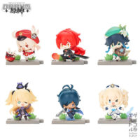 Genshin Impact "Senjou no Yuushi" Collection Figure Mondstadt Series 6Pack BOX
