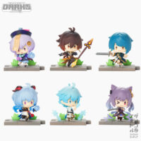 Genshin Impact "Gallant Statues of the Battlefield" Collection Liyue Part 6Pack BOX