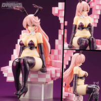 Azamuki Usagi Sitting Bunny Illustration by Kafun 1/7