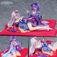 Neptunia x SENRAN KAGURA: Ninja Wars Purple Heart / Black Heart Kimono Ver. Set 1/7