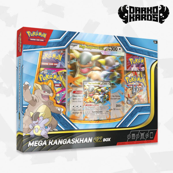 Pokemon TCG Mega Evolution Mega Kangaskhan Ex Box Factory Sealed W/ 4 Boosters