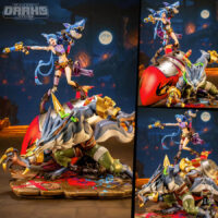 2XKO Jinx & Warwick Diorama 1/10