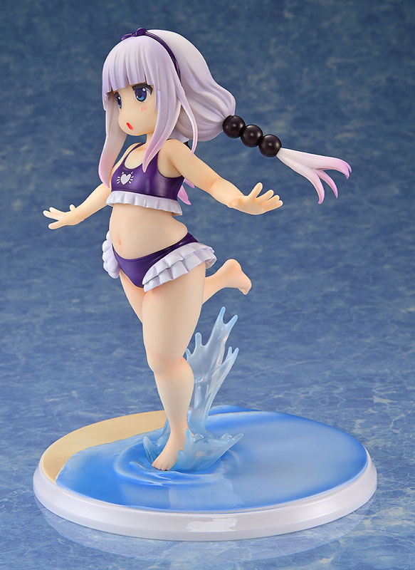 Miss Kobayashi's Dragon Maid Kanna Kamui Excited to Wear a Swimsuit at Home Ver. (Purple) 1/6 - Image 3