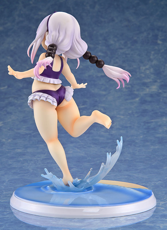 Miss Kobayashi's Dragon Maid Kanna Kamui Excited to Wear a Swimsuit at Home Ver. (Purple) 1/6 - Image 4