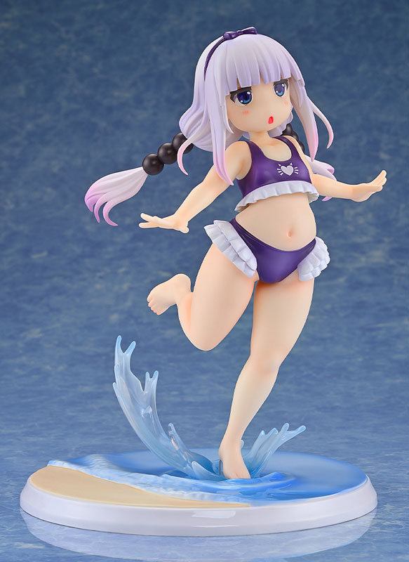 Miss Kobayashi's Dragon Maid Kanna Kamui Excited to Wear a Swimsuit at Home Ver. (Purple) 1/6 - Image 5