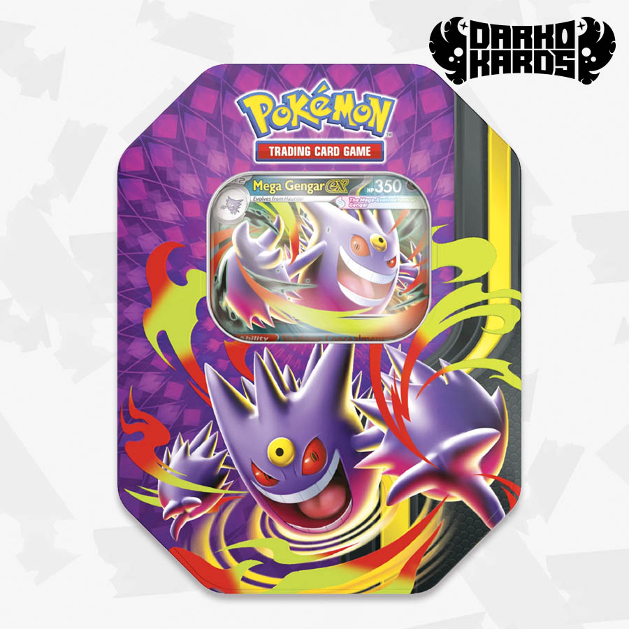 Pokémon TCG: Mega Moonlit Tin Mega Gengar Ex