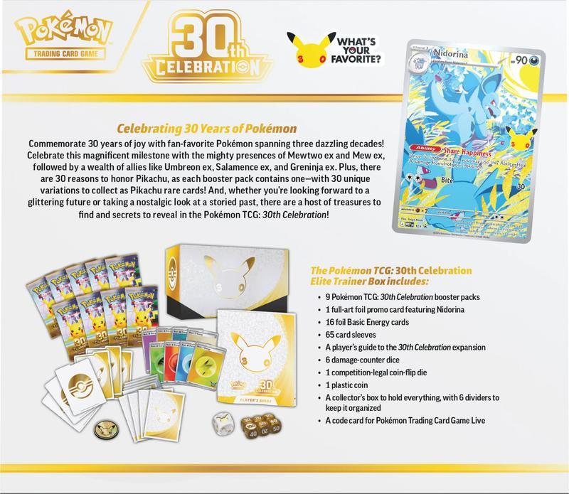 Pokémon TCG: 30th Celebration Elite Trainer Box - Image 2