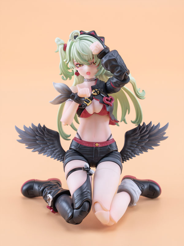 Demonic Sound Hoshikawa Neko Model Action Figure Green Hair Ver. 1/12 - Image 4