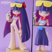 POP UP PARADE L BEACH QUEENS New PANTY & STOCKING with GARTERBELT Stocking