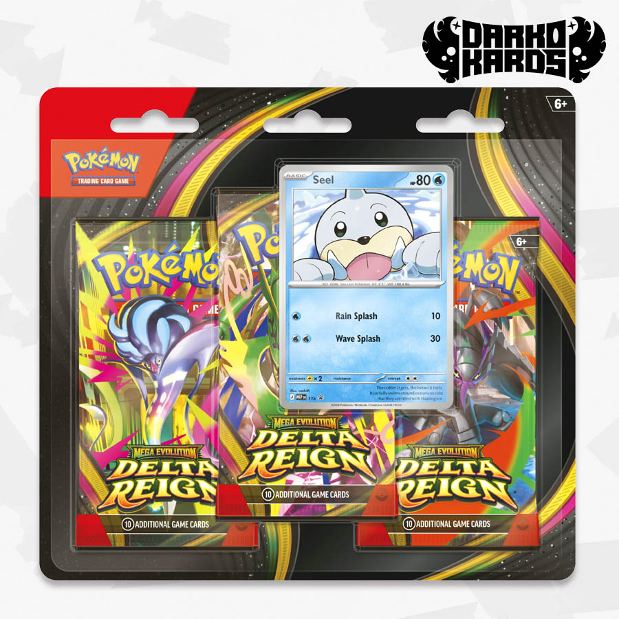 Pokémon TCG: Mega Evolution - Delta Reign 3-Pack Blisters