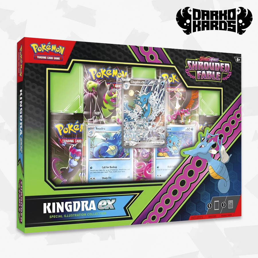 Pokémon TCG: Scarlet & Violet - Fábula Sombría Kingdra ex Box (Español)