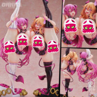 (+18) Miya-chan & Tsumiki-chan Succubus Cheerleader Costume Ver. Illustration by Kaenuko 1/5